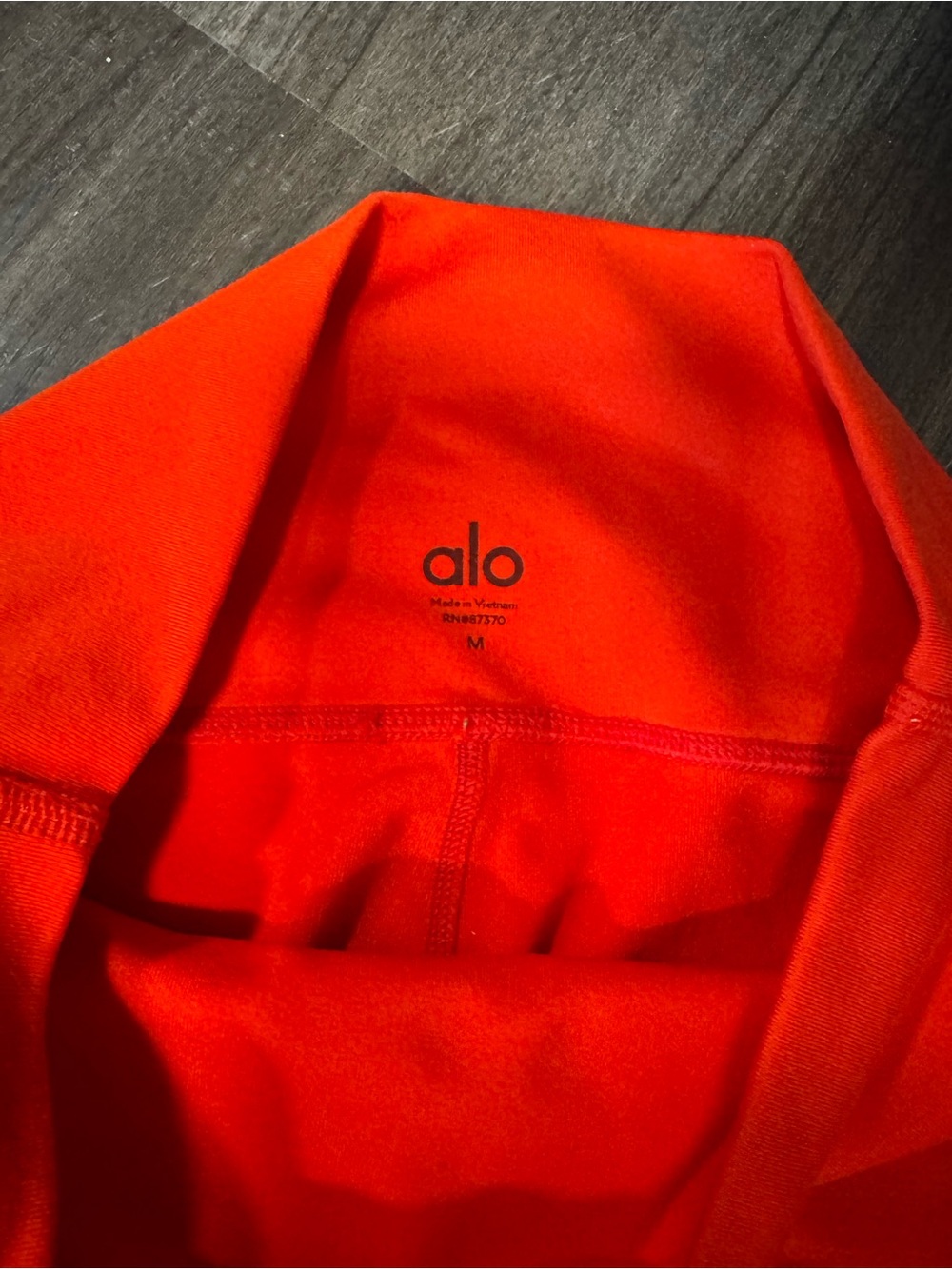 ALO Yoga Bright Orange-Red Leggings